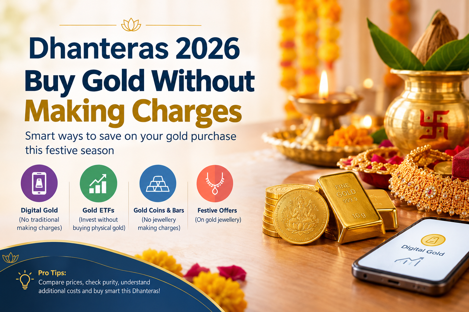 Dhanteras 2026 Gold Buying Guide: The Smart Trick to Buy Gold Without Paying Making Charges